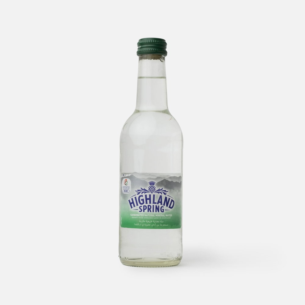 Highland Spring Glass Sparkling Water 330ml_0