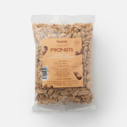 Roots Himalaya Natural Peanuts Blanched Salted Gluten Free 500g