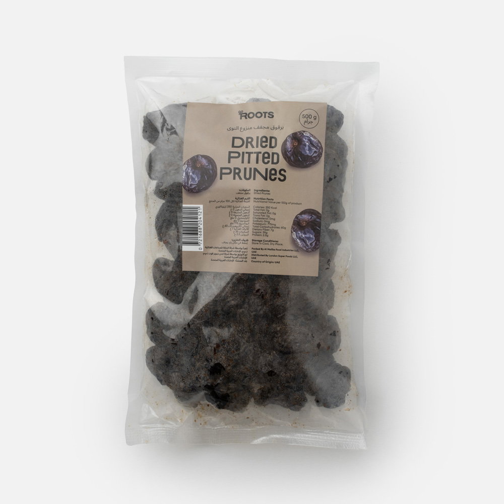 Roots Prunes Pitted Dried 500g