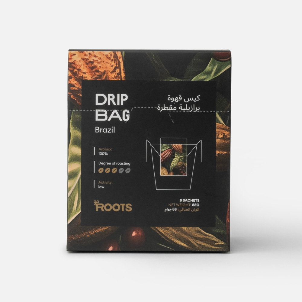 Roots Brazil Drip Coffee Bag 8 sachets