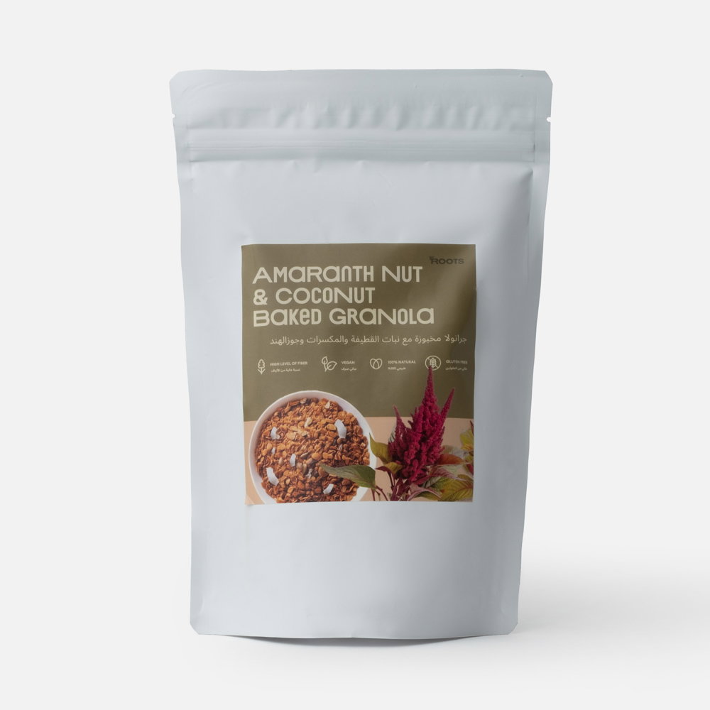 Roots Amaranth Nut Baked Granola 270g_0