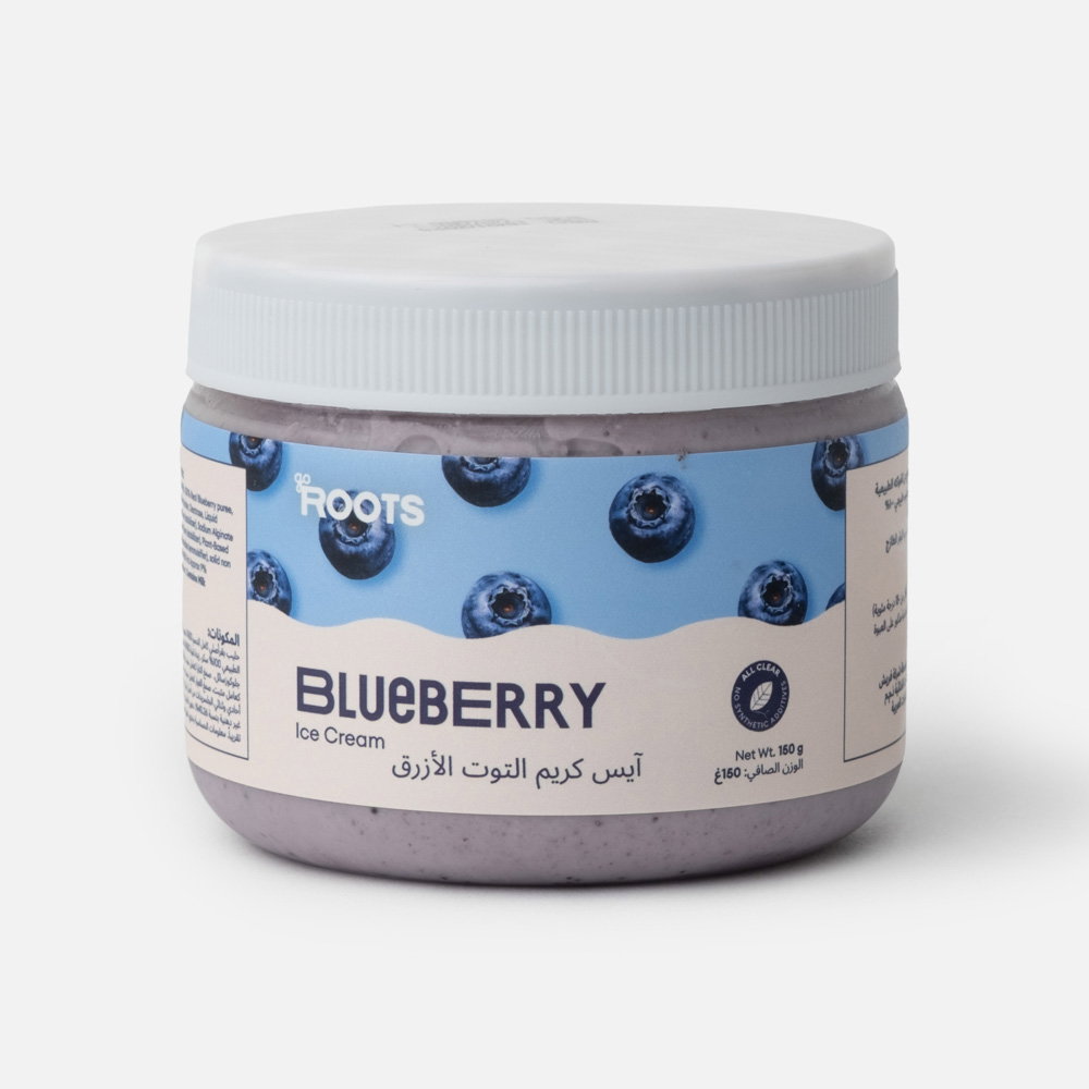 Roots Blueberry Ice Cream 150g_0