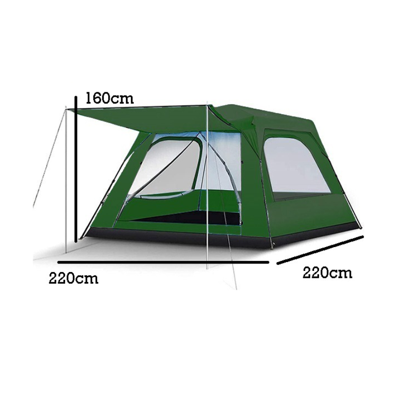 Automatic Tent with 4 sided double layer 220x220x160cm_0