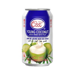 ICE COOL YOUNG COCONUT JUICE DRINK WITH PULP