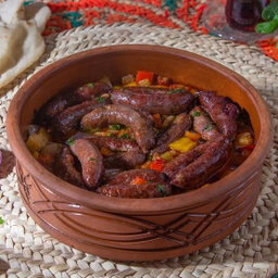 Egyptian Sujuk Tajin - طاجن سجق شرقي