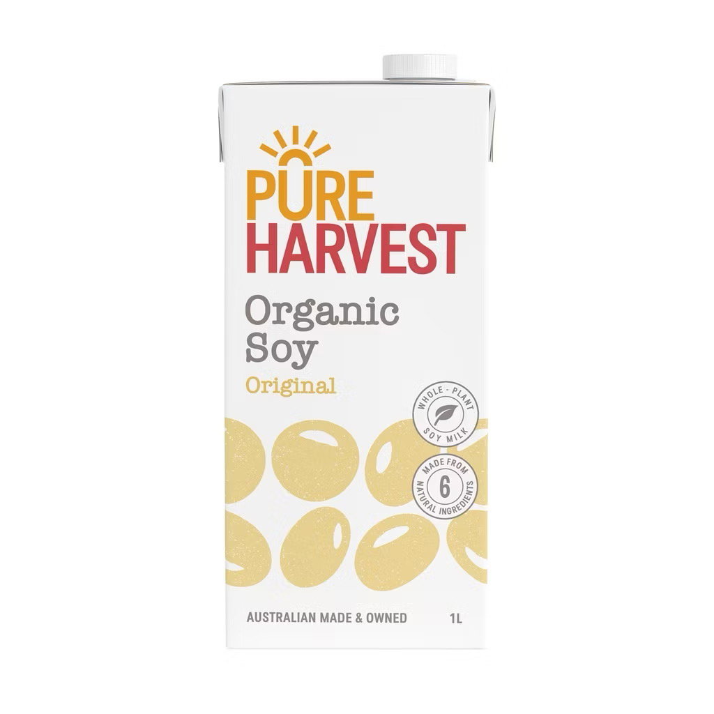 DF Pure Harvest organic soy milk 1L