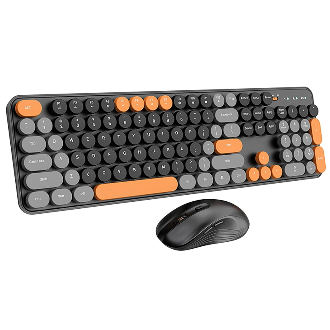 Round Keypad Wireless Keyboard & Mouse