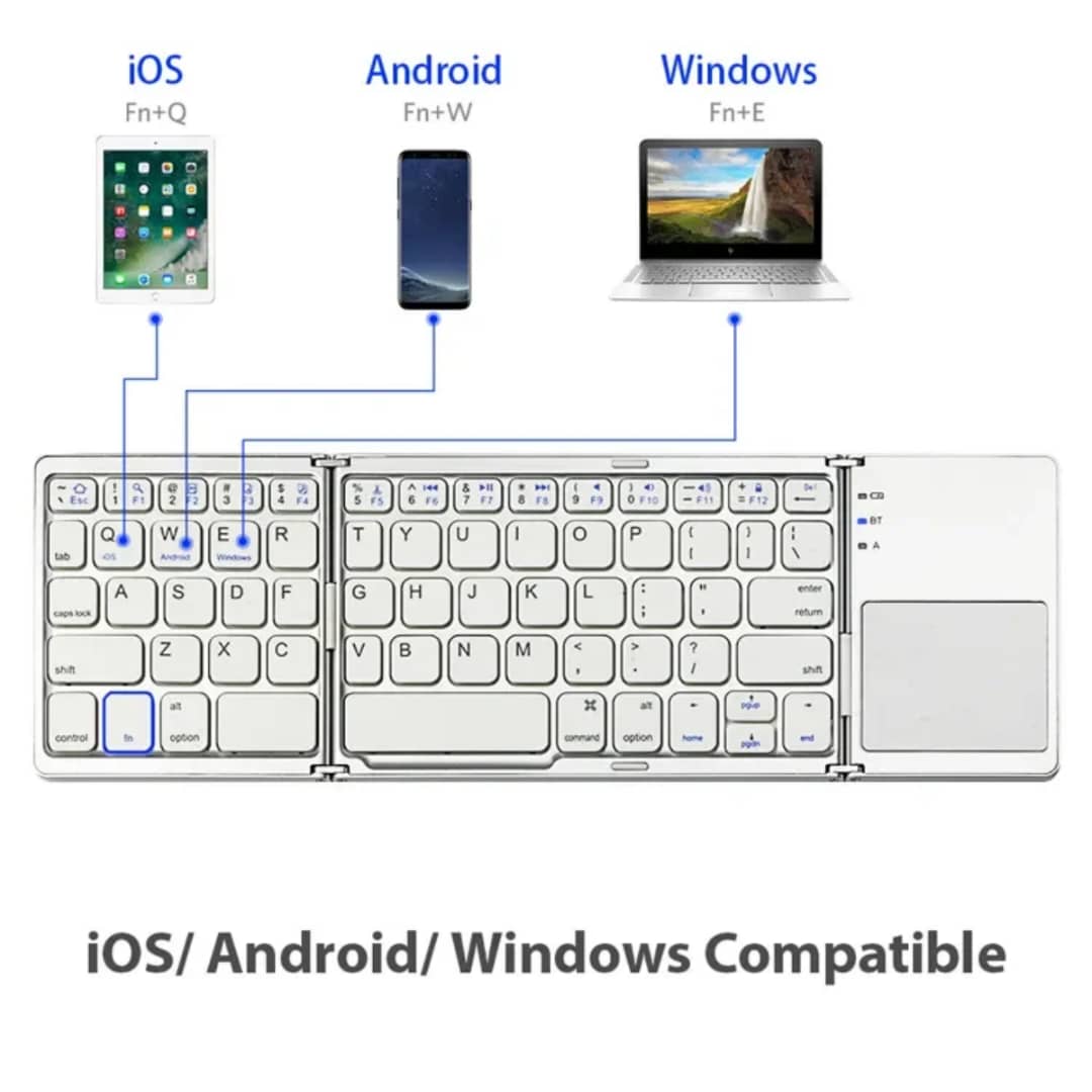 Reachable Folding Wireless Keyboard _4