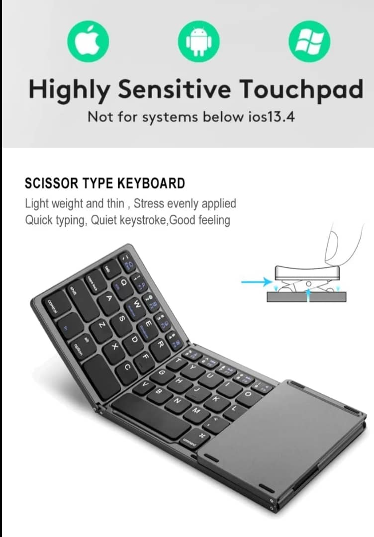 Reachable Folding Wireless Keyboard _2