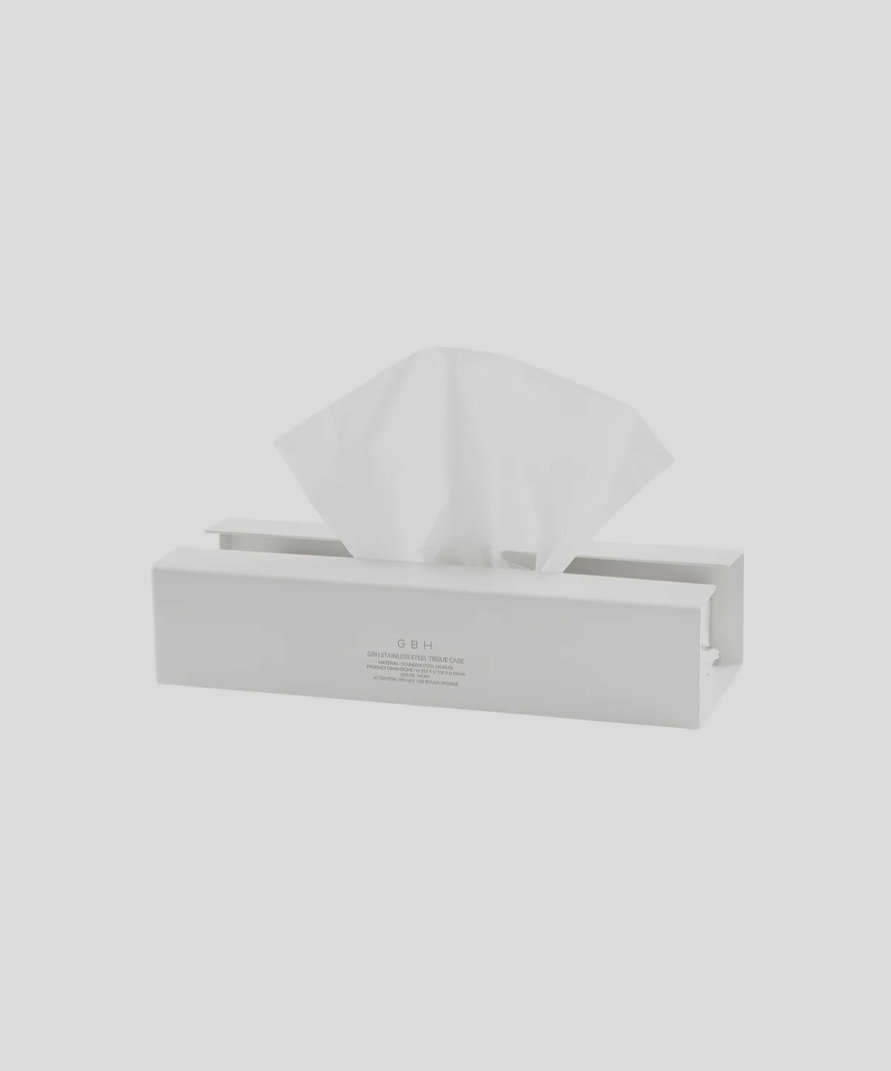 GBHHOME - Stainless steel tissue case Ivory
