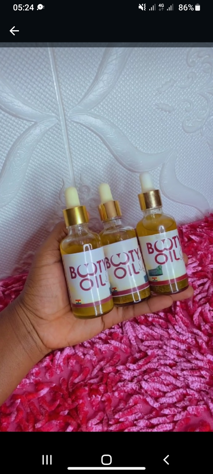 Booty oil 