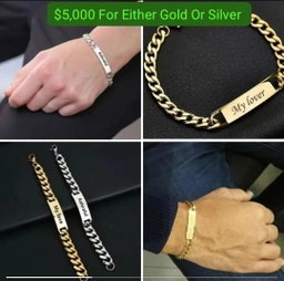 Male Customize Name Bracelet 