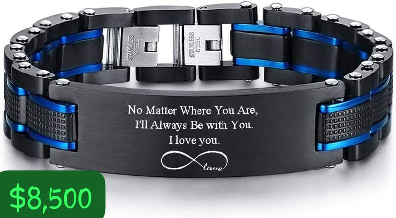 Male Customize Name Bracelet 