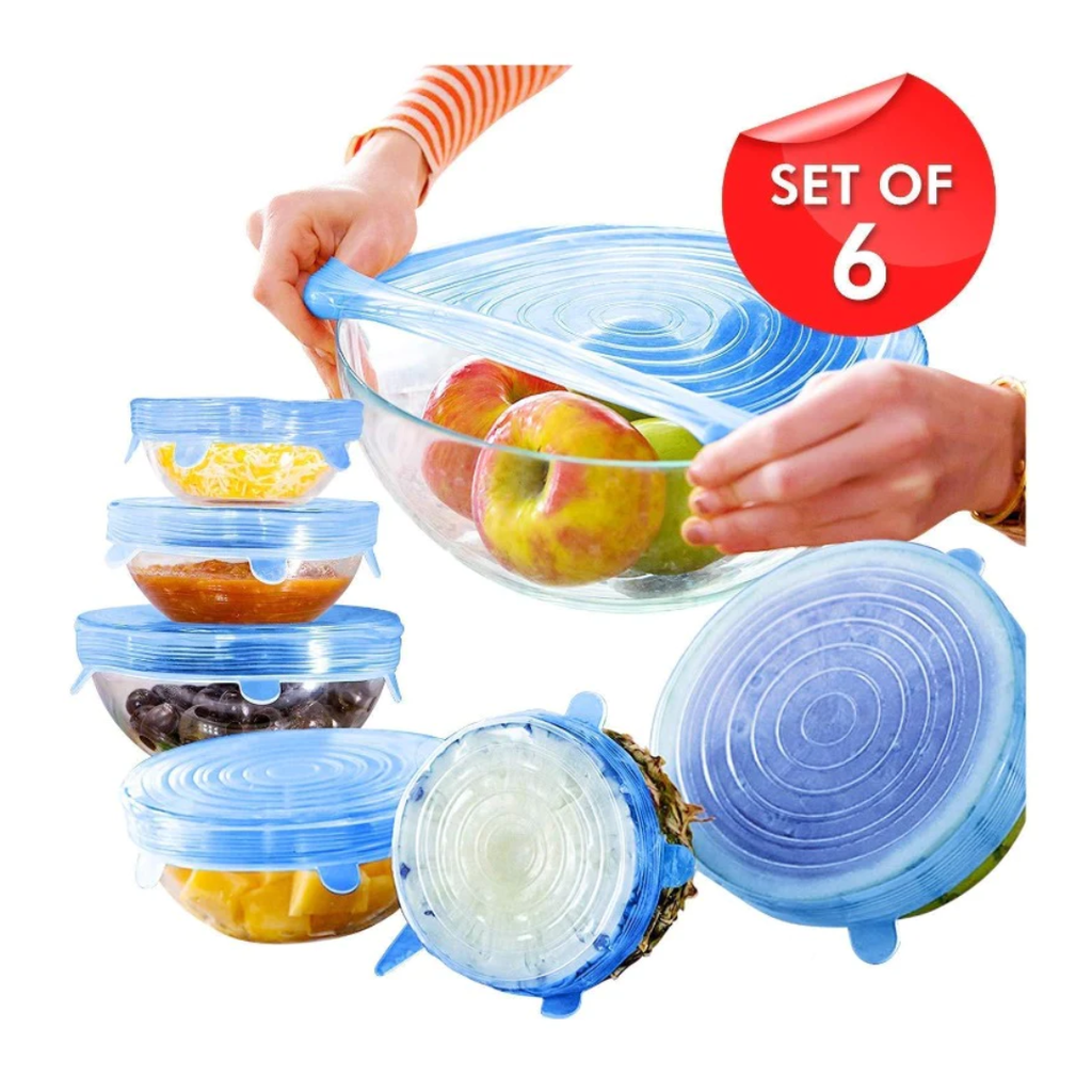 Pack of 6 Silicone Stretch Lids_0