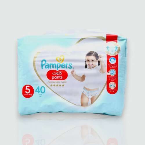 Pampers Pants Size 5 (12-18Kg), Premium Care_0