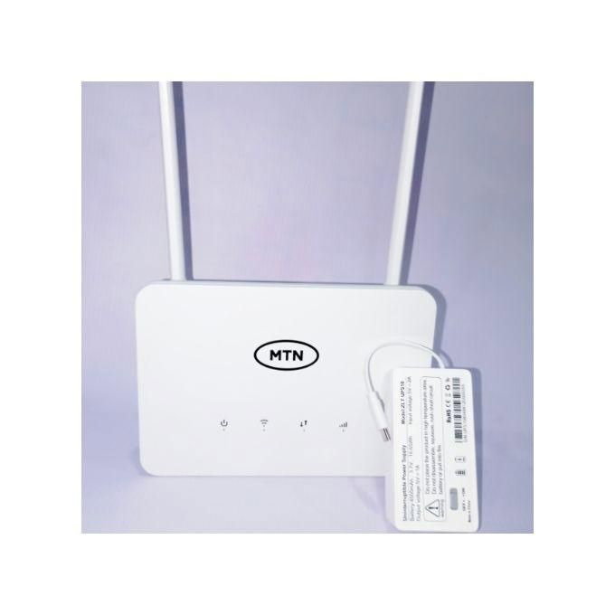 MTN MTÑ CAT4 ZLT T30D 4G LTE Router + Power Bank - White_1