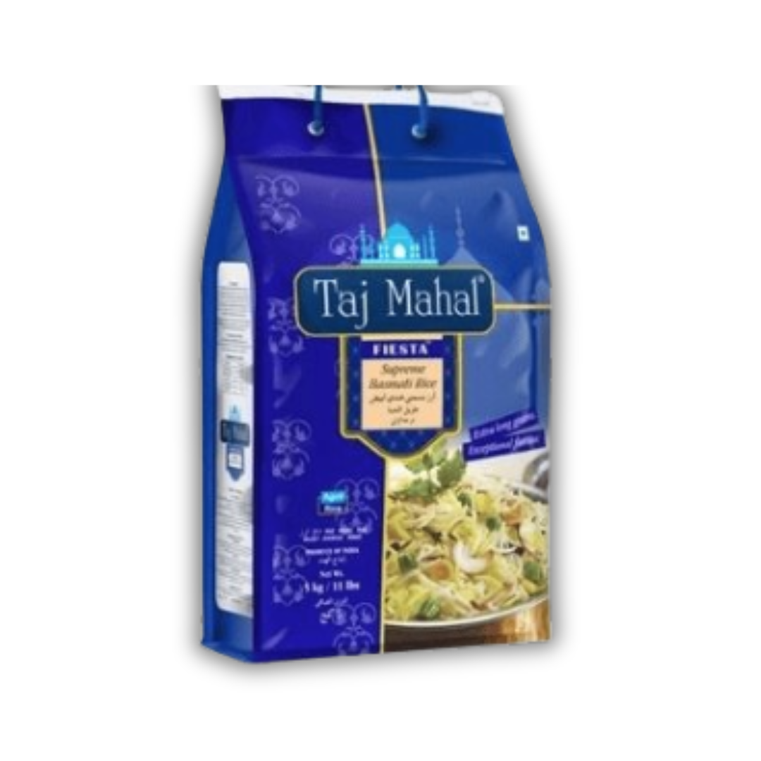 Taj mahal blue fiesta basmathi rice 1kg