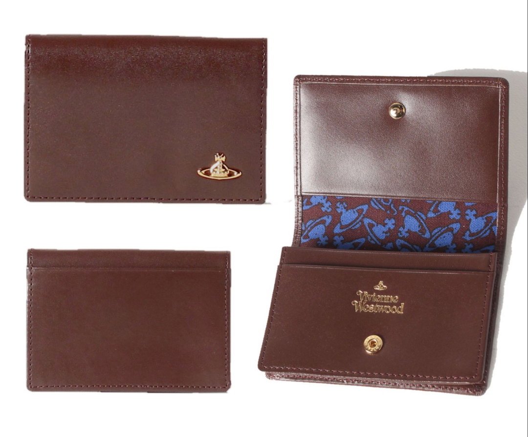 Vivienne Westwood Vintage ORB Card Case - Dark Brown