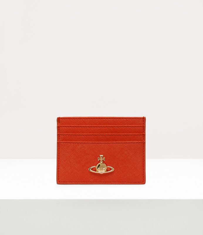 Vivienne Westwood - Flat Card Holder (Orange)_0