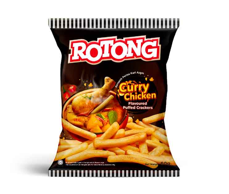 ROTONG CURRY CHICKEN FLAVOURED CRACKERS