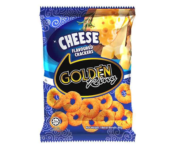 GOLDEN RING CHEESE FLAVOURED CRACKERS _0