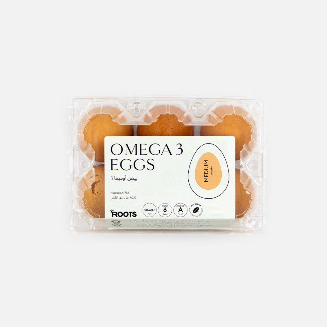 Roots Omega3 Eggs Brown 6S 420g