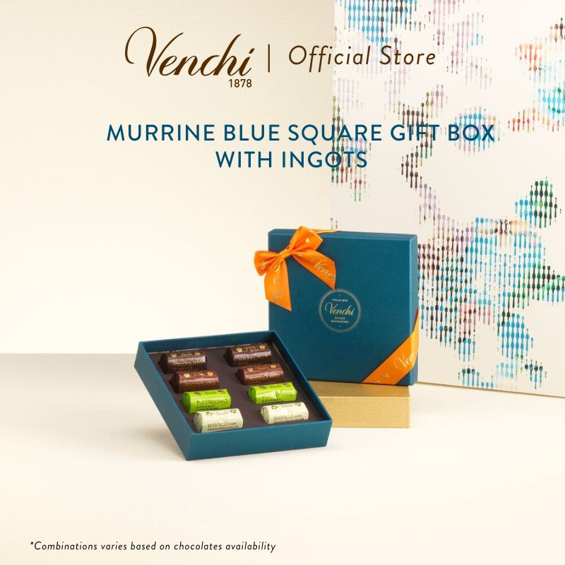  Murrine Blue Gift Box with Assorted Ingot_0