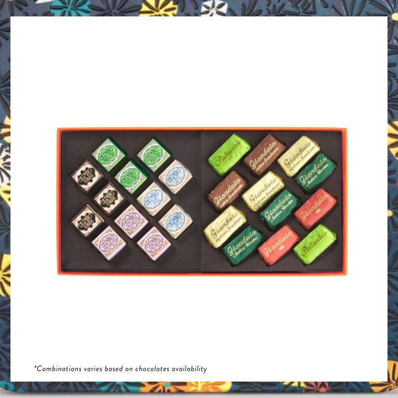  Murrine Orange Rectangle Giftbox with Cremino and Gianduiotto_1