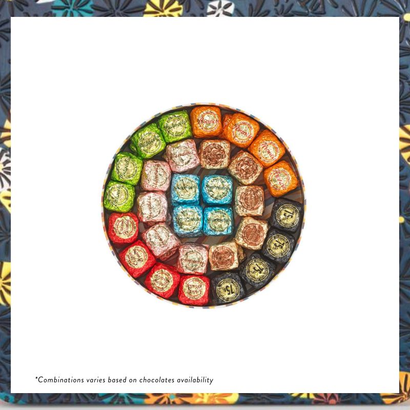  Murrine Large Round Giftbox with Assorted Chocoviar_1