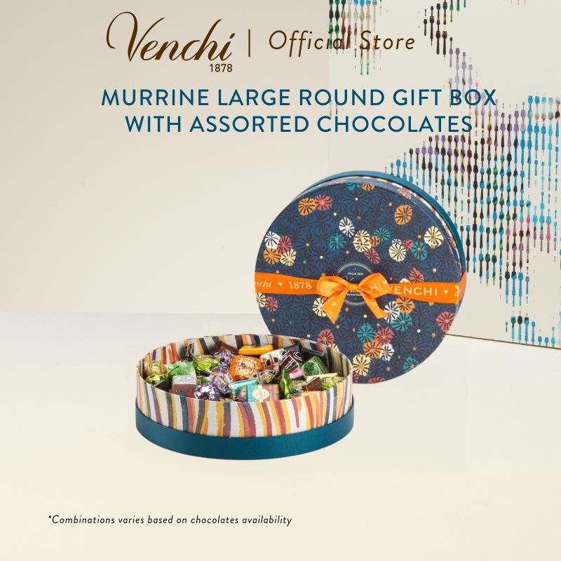  Murrine Large Round Giftbox with Assorted Chocolates_0