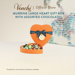  Murrine Large Heart Giftbox with Assorted Chocolates