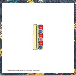  Murrine Pencil Metal Tin with Assorted Chocolates