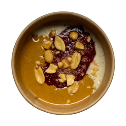 PB & J Protein Oats (Vegan)
