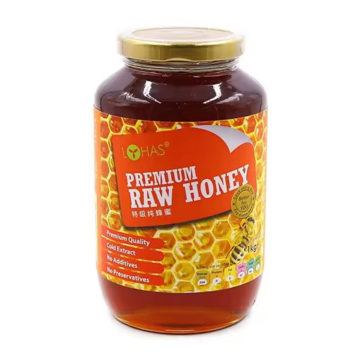 DF Lohas premium raw honey 1kg
