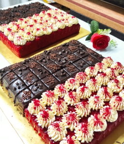 Combo Red Velvet x Choco Moist Bite 10 inch (Hot!)