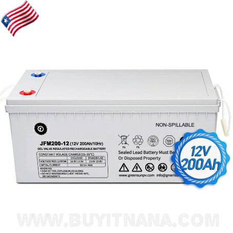  12VOLT GEL BATTERIES AGM 200AH ENERGY STORAGE BATTERY 12V 200AH 