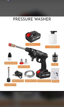 Cordless Pressure Washing Machine