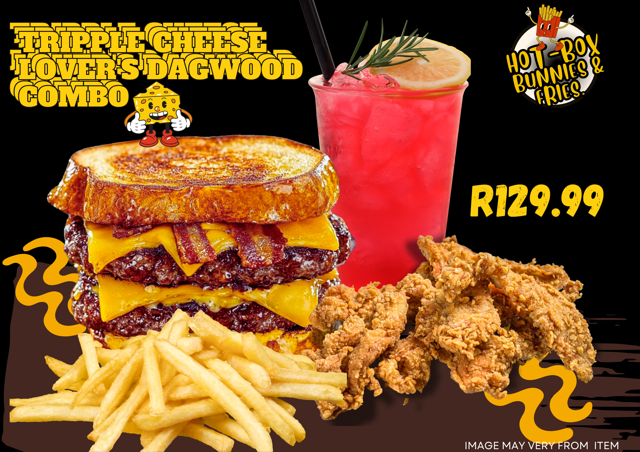Triple Cheese  Dagwood  Buffalo Wings  Combo_0