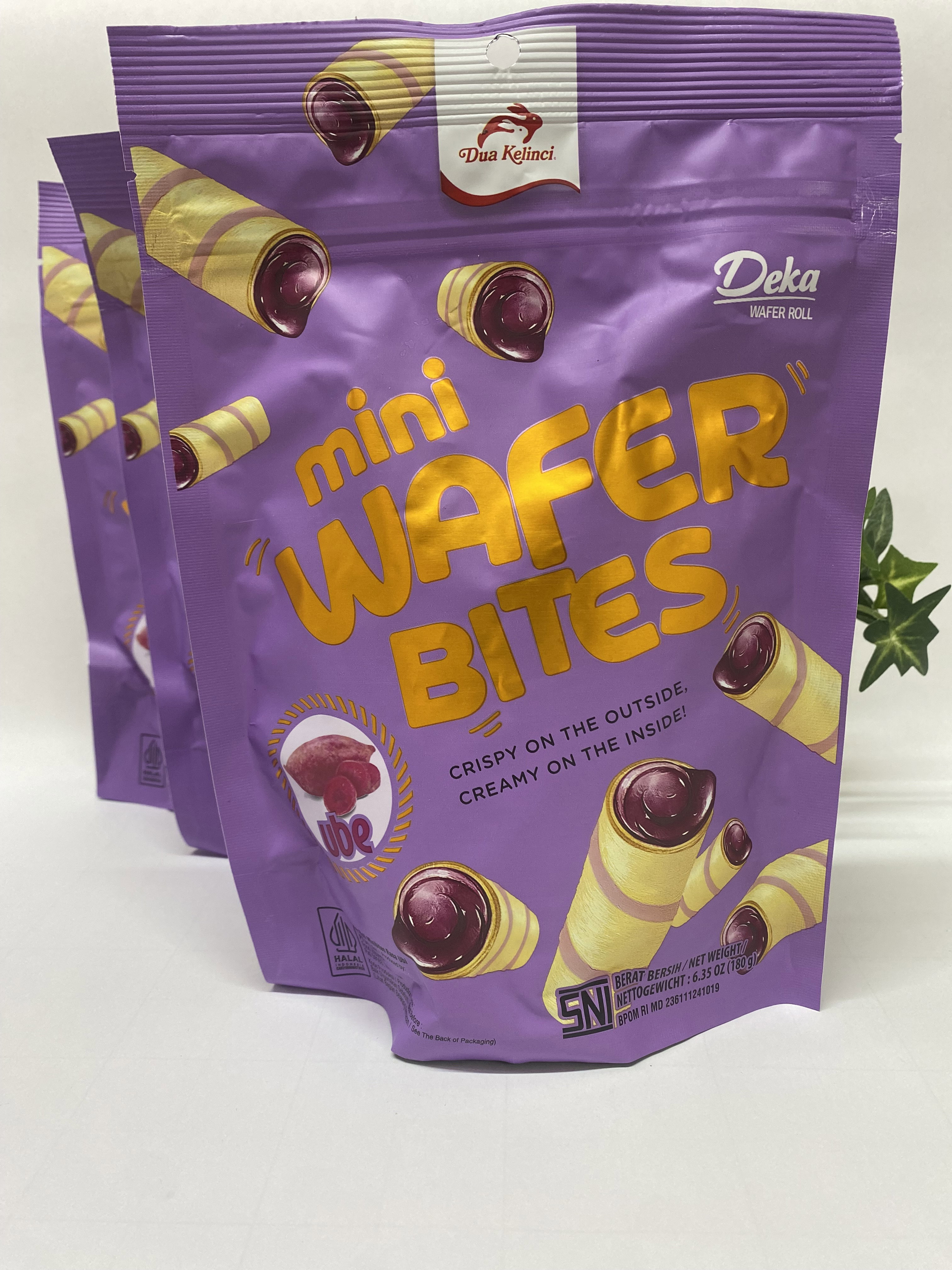 Deka Mini Ube Wafer Bites 180g