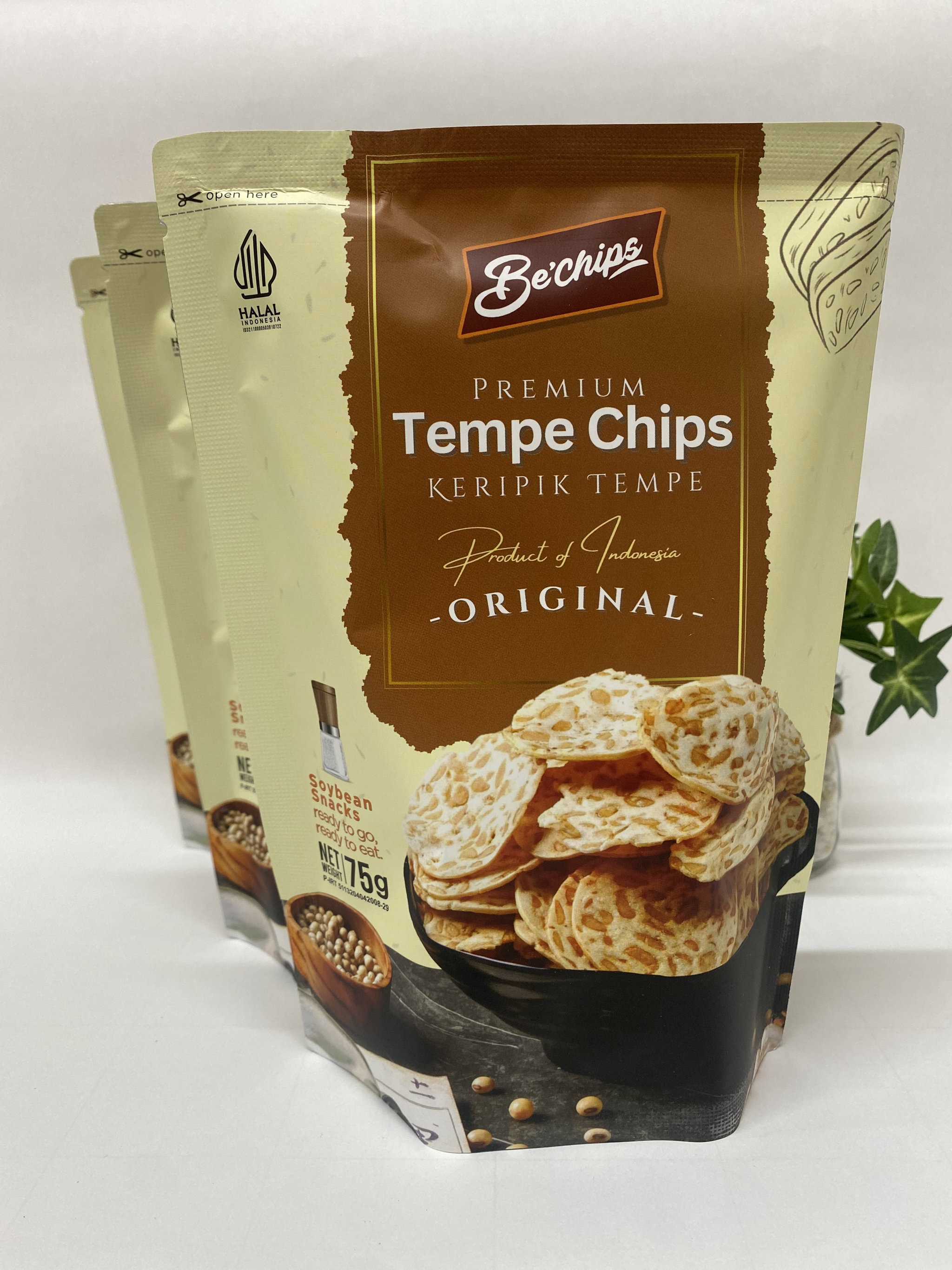 Bechipa Tempe Chips Original 75g_0