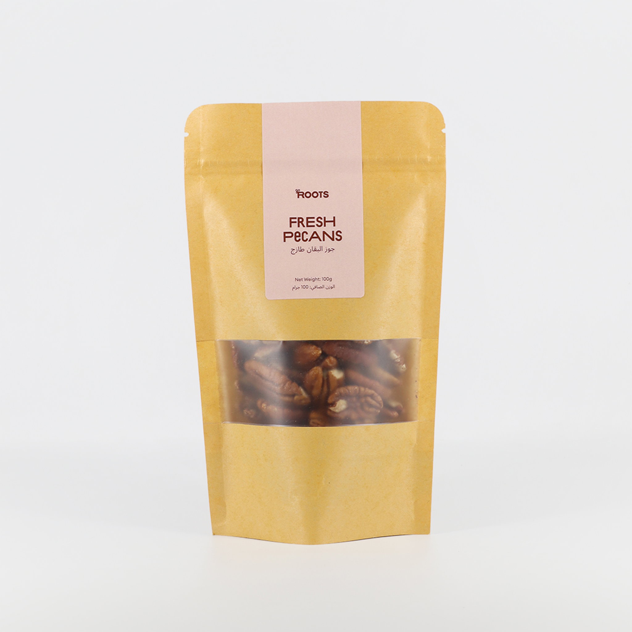 Roots Fresh Pecans 100g_0