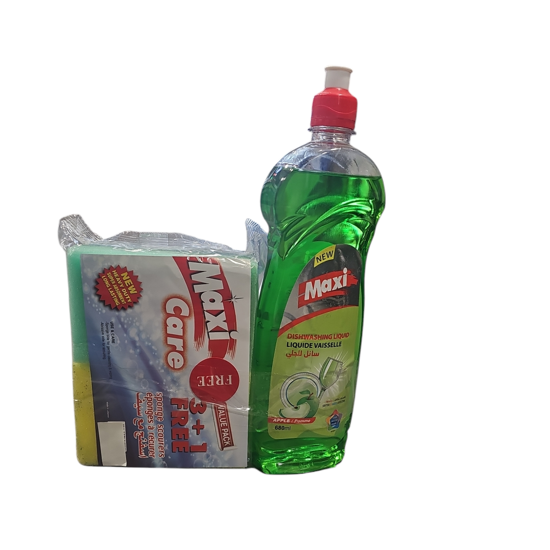 DISH WASHING LIQUID + SPONCE