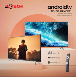 Smart Android Astech 75" full options 