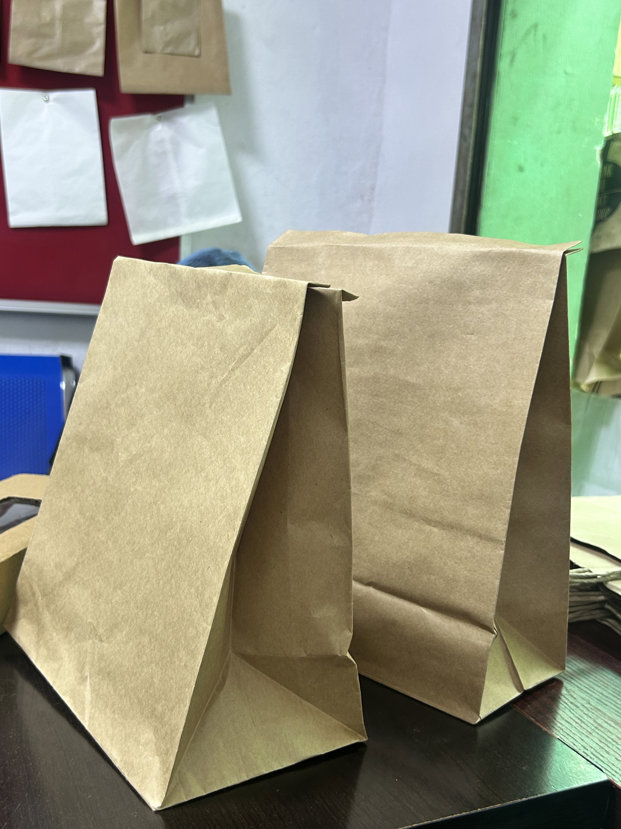 KRAFT DELIVERY TAKEOUT BAGS - 13” x 9” x 5.5” - BROWN - (WITHOUT HANDLES) _8