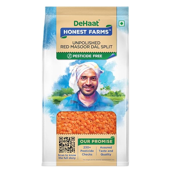 DeHaat Red Masoor Dal Split 500g