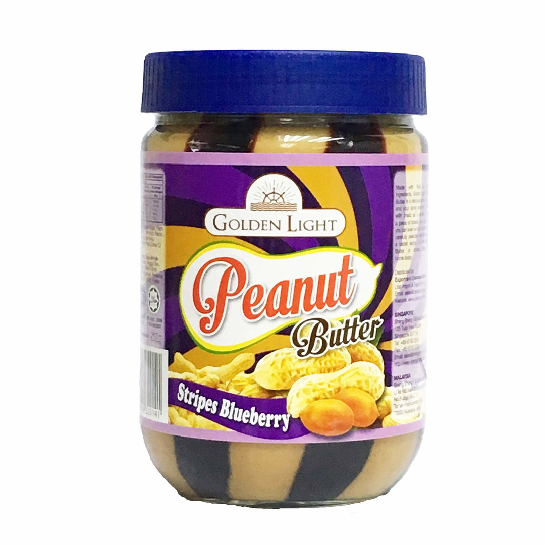 GOLDEN LIGHT PEANUT BUTTER STRIPES BLUEBERRY