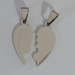  Joining Heart Flat Pendant