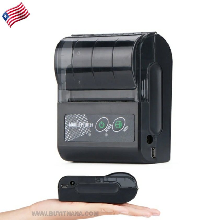 BLUETOOTH RECEIPT PRINTER,  SMARTPHONE CONTROL 200dpi THERMAL LABELS,  PRINTER RECEIPTS, PRINTER WITH 1 ROLL, PRINTER PAPER PORTABLE AND COMPACT _0