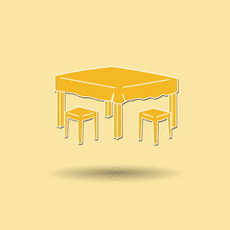 Yellow Table Cloth 