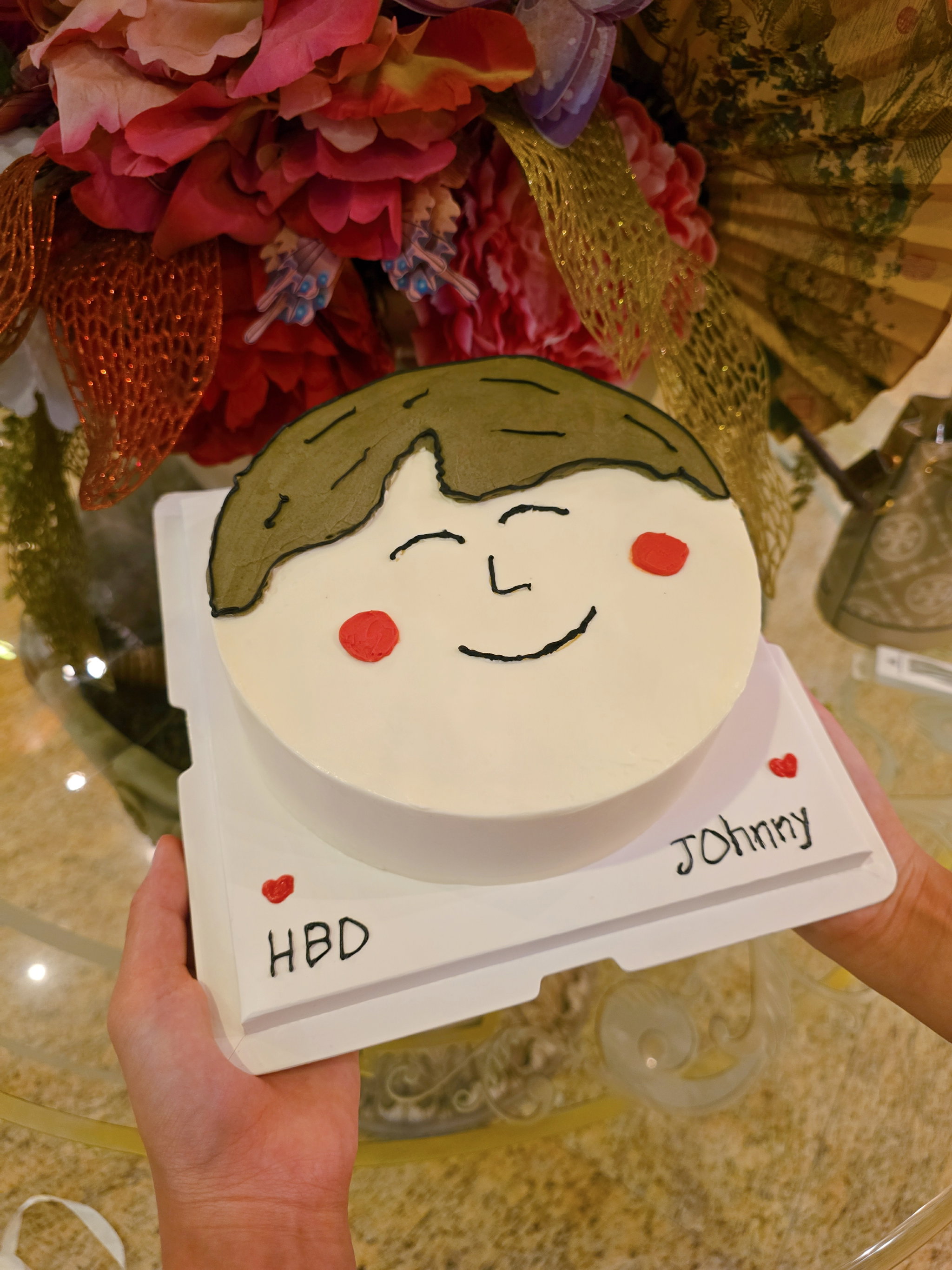 Man's face cake _1